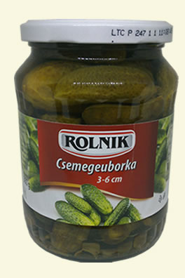 Csemegeuborka 3-6 cm 720 ml