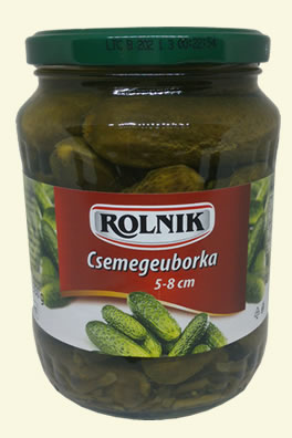 Csemegeuborka 5-8 cm 720 ml