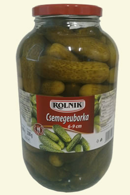 Csemegeuborka 6-9 cm 4250 ml